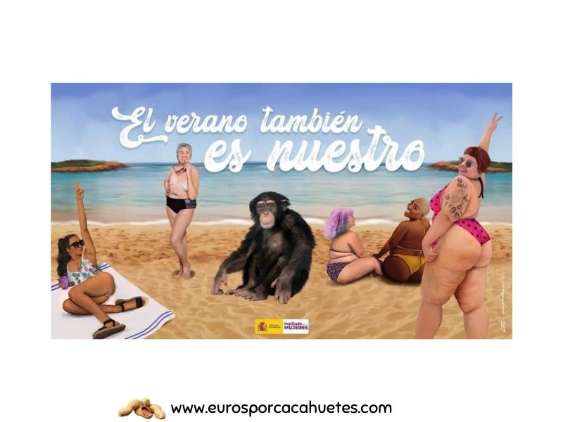 La polémica del cartel de las mujeres en la playa del Ministerio de Igualdad de Irene Montero
