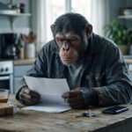 Trabajador tras recibir una carta de despido disciplinario